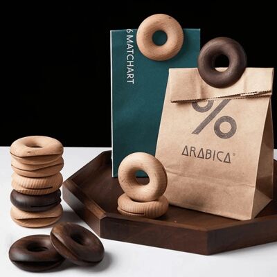 Wooden Donut Bag Clips
