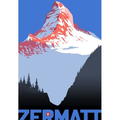 Montagnes - Zermatt - 50x70