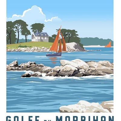 Cartes postales - Golfe du Morbihan - 10x15