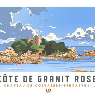 Cartes postales - Côte de granit rose - 10x15