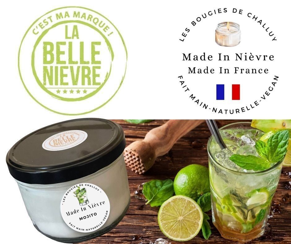 CANDELA "MOJITO" FATTA IN NIEVRE