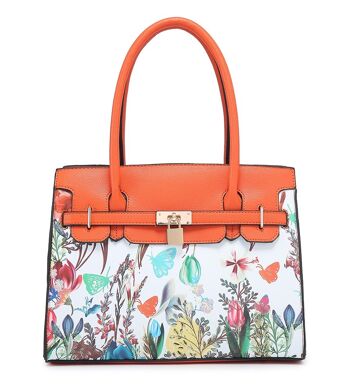 Sacs fourre-tout longs à bandoulière ajustable Lovely Summer Flower pour femmes- A36977 8