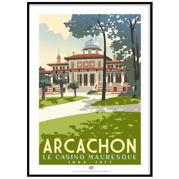 Nouvelle aquitaine - Arcachon Casino Mauresque - 30x40 2