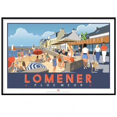 Bretagne - Lomener Ploemeur - 30x40