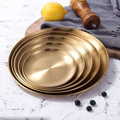 Gold Dining Plate