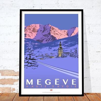 Montagnes - Megève  - 50x70