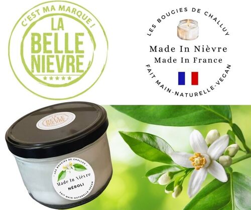 BOUGIE "NEROLI" MADE IN NIÈVRE