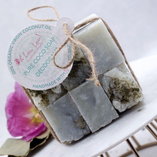 100% NATURAL ORGANIC HANDMADE DEODORANT SOAP ~ 50G