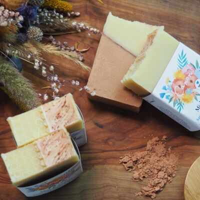 Savon artisanal Avoine & amande - exfoliant doux