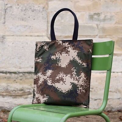 Bolso Tote Camou Verde