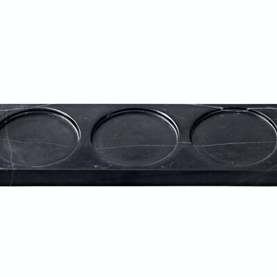 CRUSHGRIND BLACK MARBLE TRAY X 3