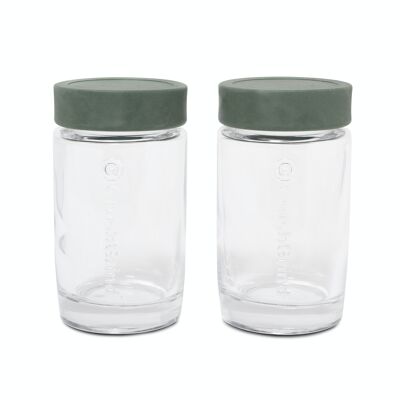 CRUSHGRIND VAASA SPICE JAR, 2PCS GREEN 94MM