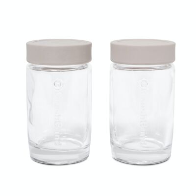CRUSHGRIND VAASA POTS À ÉPICES, 2PCS BLANC 94MM