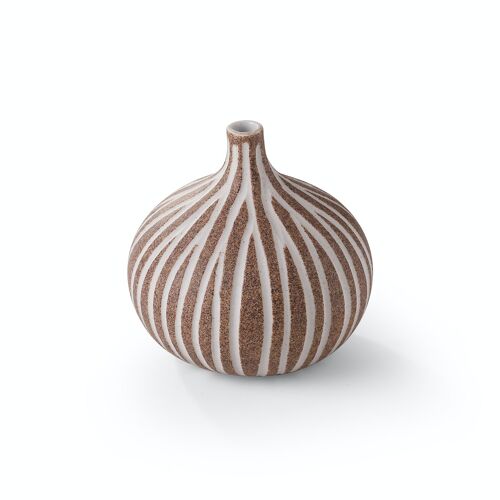 Congo Mini Vase - Nordic Warm Minimalist Brown line