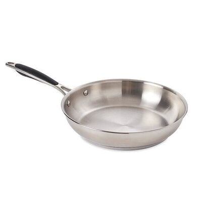 Excell'Inox stainless steel frying pan 24 cm Mathon
