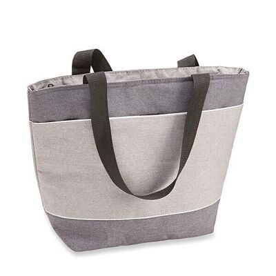 Mathon gray insulated soft cooler bag