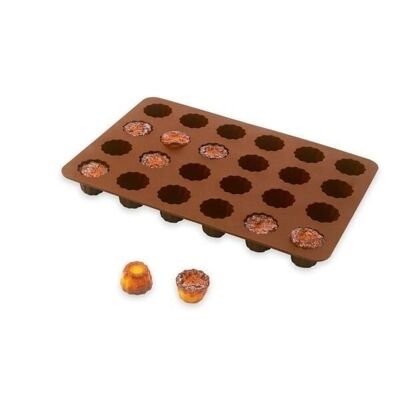 Flexi' Plaque silicone 24 mini-canelés Mathon