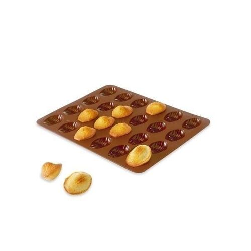 Flexi' Plaque silicone 24 mini-madeleines Mathon