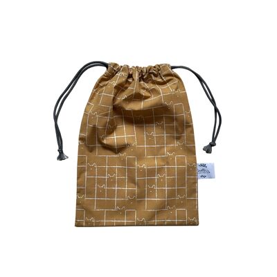 Camel Cat Check Snack Pouch