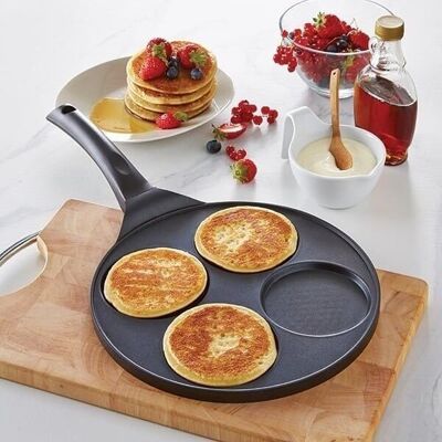 Induction pan 4 blinis or pancakes 26.5 cm Mathon