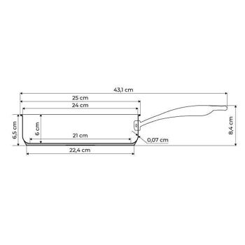 Sauteuse antiadhérente inox Excell'Inox 24 cm Mathon 4