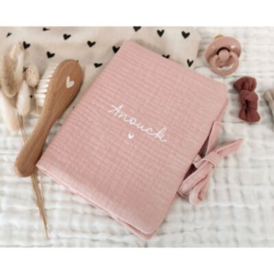 Tendresse soft pink gauze hair clip holder