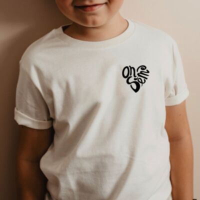 Beiges T-Shirt „On Sème“ für Babys oder Kinder