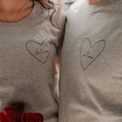 Graues T-Shirt für Damen von Mon Coeur