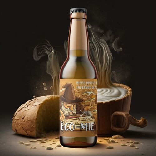 Bière blonde au pain BIO 🍞 eco-mie 33cl
