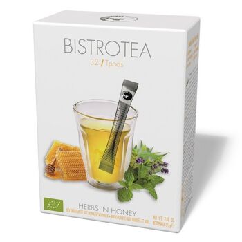 Boite de 32 sticks d'infusion herbes & miel Bio 2