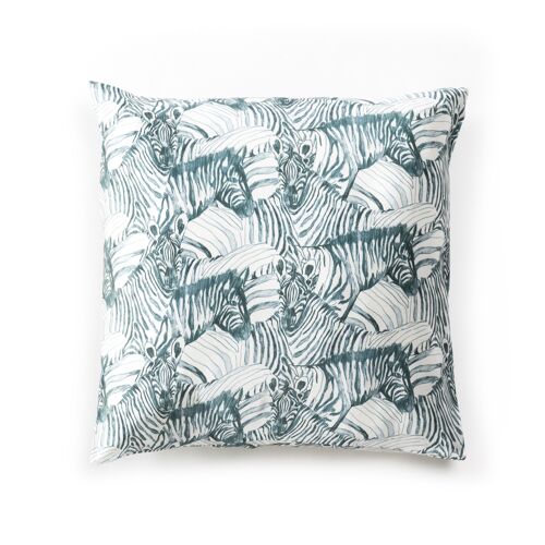 100% Silk Zebra Print Pillow Case