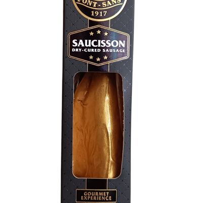 Black truffle peasant sausage - Royal Gold - 24-carat gold Tradition of the Pyrenees Font-Sans - 2022 Excellence Award