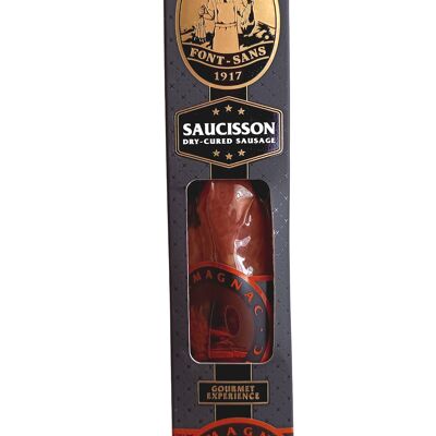 Gourmet peasant sausage with armagnac VSOP - Tradition of the Pyrenees Font-Sans