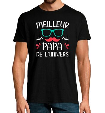 T-shirt rigolo Meilleur Papa de l'Univers 2