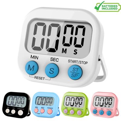 Timer da cucina magnetico, display digitale luminoso