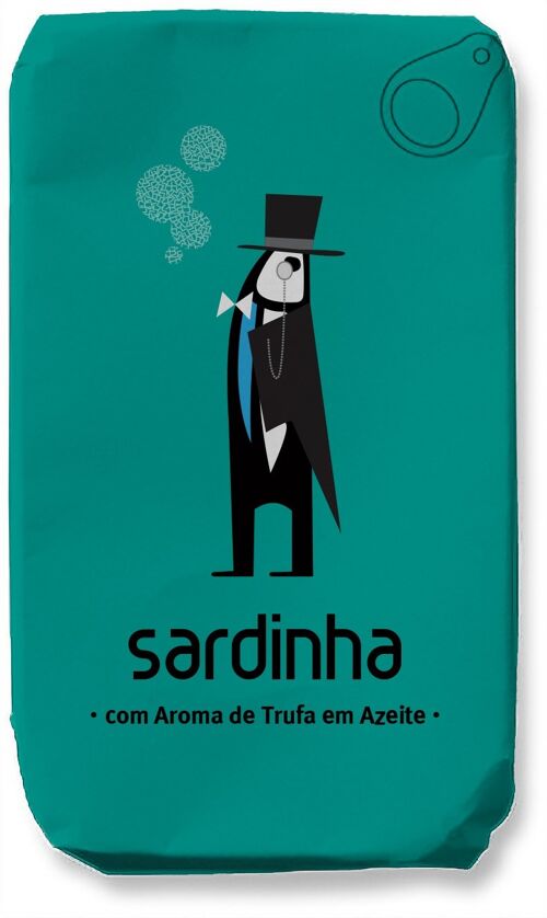 Sardinein olive oil with truffle aroma