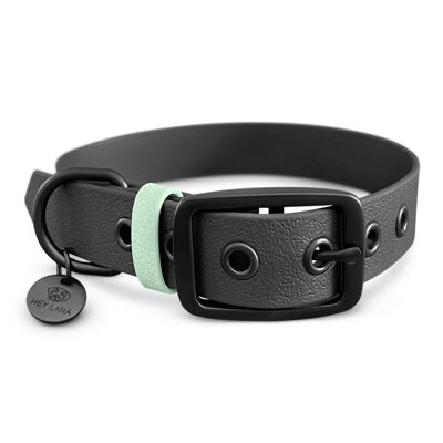 Dog Collar Outdoor SPORT - Waterproof - Black/Mint