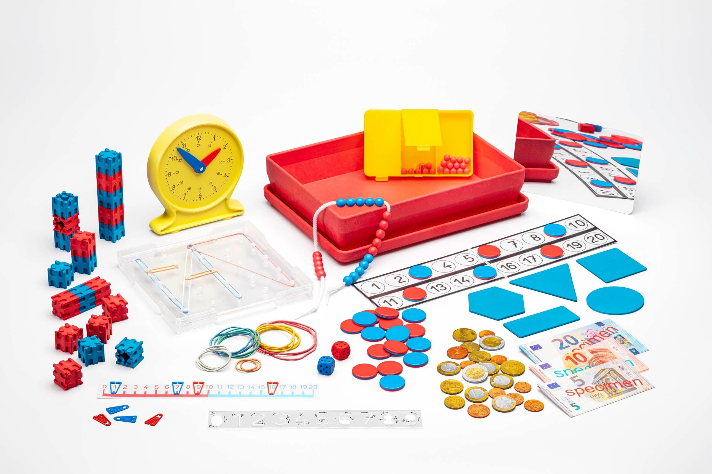 Casella matematica per 1a classe - spazio numerico di 20 | La scuola elementare torna a scuola imparando la matematica