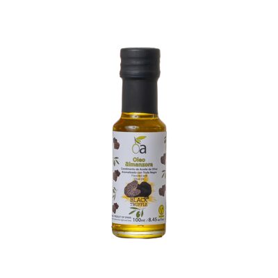 100 ML Seasoning of Extra Virgin Olive Oil with BLACK TRUFFLE