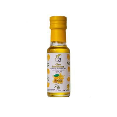 100 ml Gewürz aus nativem Olivenöl extra mit Zitrone.