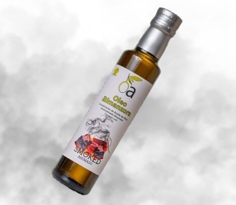 Geräuchertes Olivenölgewürz (250 ml Flasche)