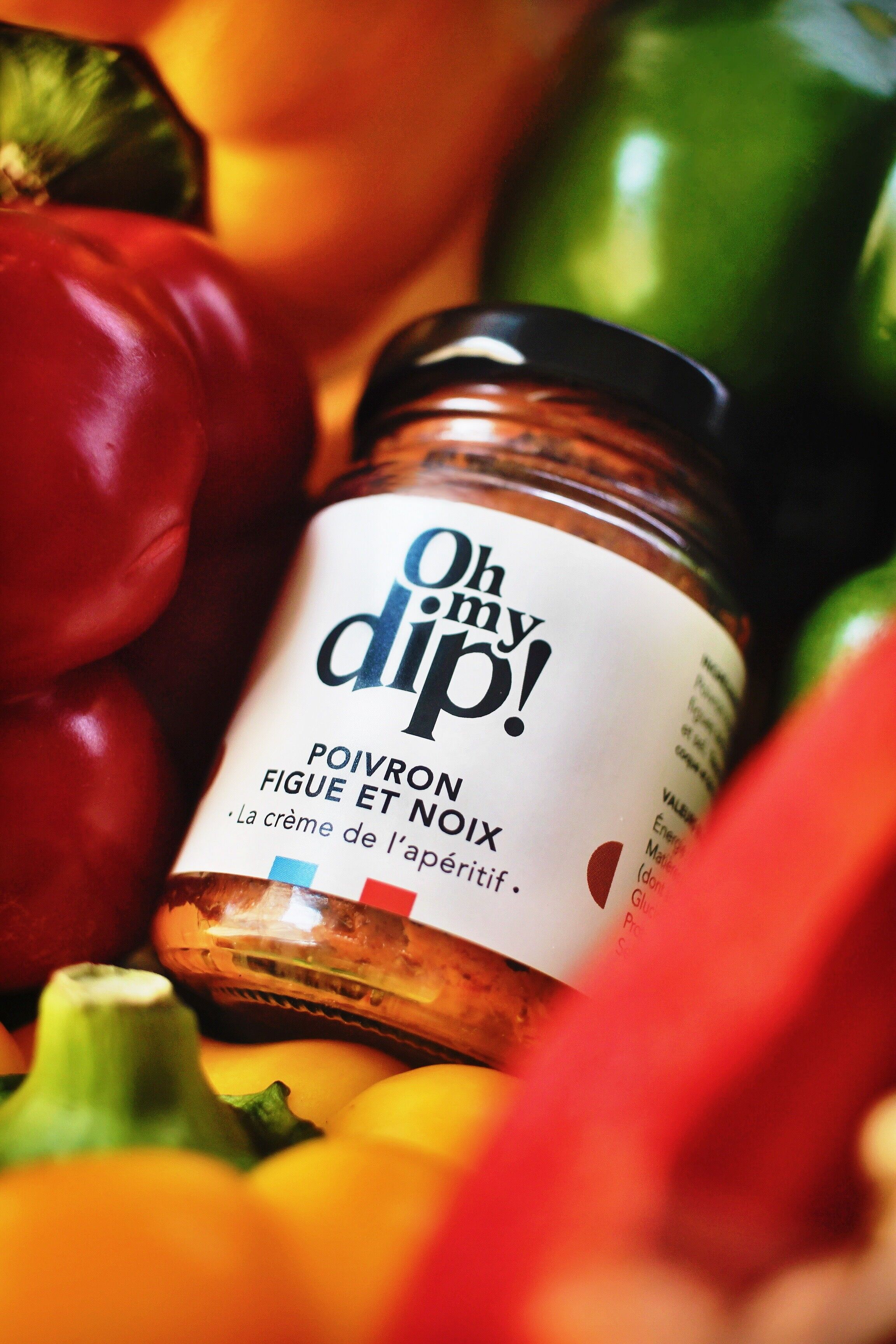 Fig pepper and walnut spread for the aperitif