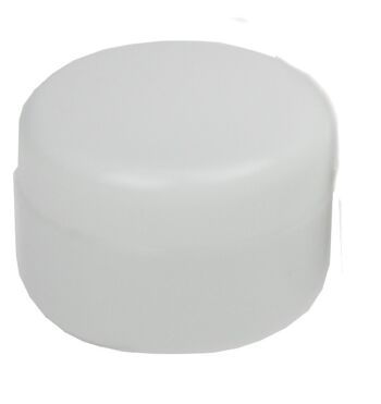 50 x pots cosmétiques en plastique, blanc, pour 6 ml, Ø 2,9 cm, hauteur : 2 cm 2