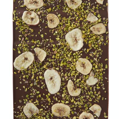 Chocolats à casser banane pistache - Lait