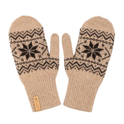 "Tsasan" Camel Wool Mittens