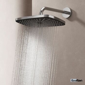 Douche Pluie Melvin XL 30 cm avec Bras de Douche - Chrome 2