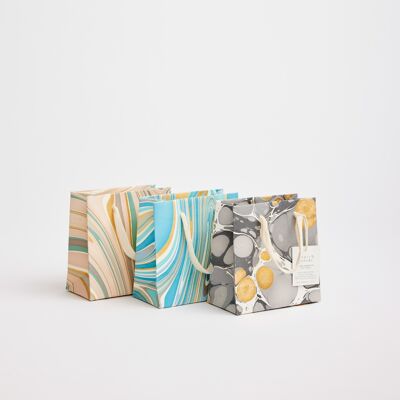 Hand Marbled Gift Bags (Small) - Luxe