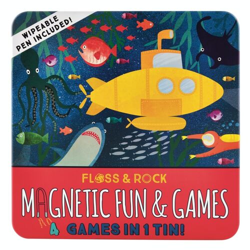40P3560 - Magnetic fun & games (including marker) - Deep Sea