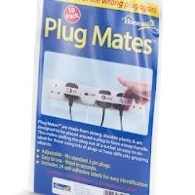Plug Mates 10pk with 24 ID labels