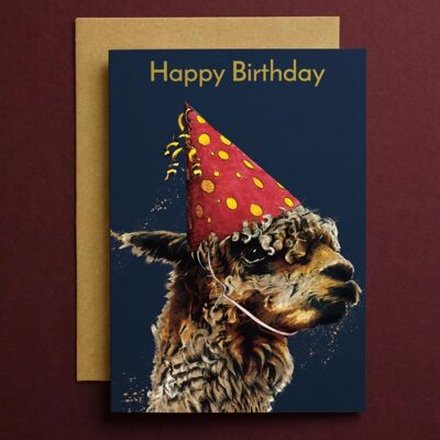 Alpaka-Geburtstagskarten
